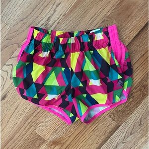 EUC Adidas Climalite Geometric Light Airy Running Shorts! Size Small.